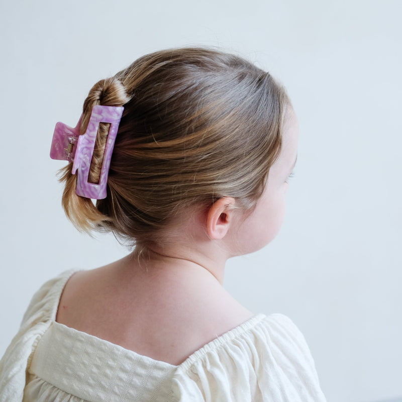 Mimi & Lula Large Claw Clip Pink - detail or styling view; other accessories shown are not included