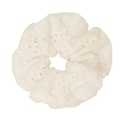 Mimi & Lula - Broderie scrunchie WHITE Apparel & Accessories