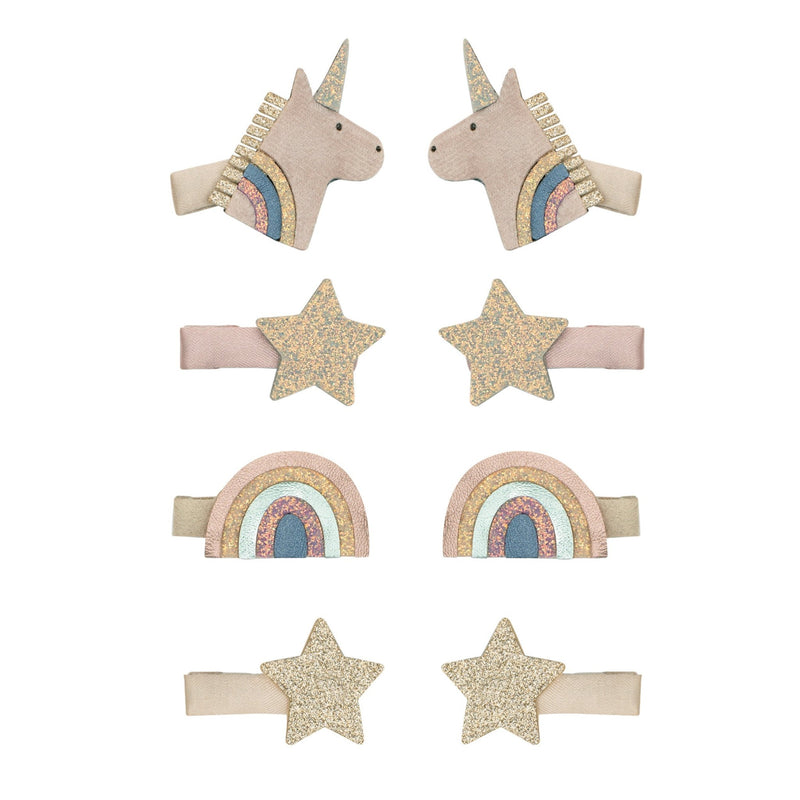 Mimi & Lula - Celeste unicorn mini clips Apparel & Accessories