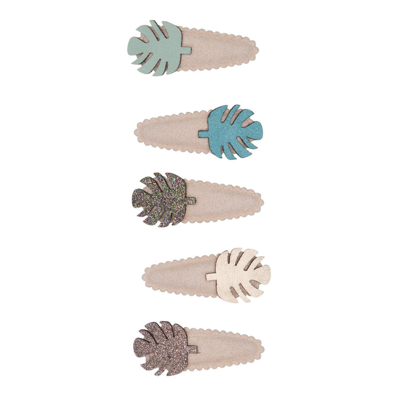 Mimi & Lula - Palm leaf mini clips DINOS & BUTTERFLIES Apparel & Accessories