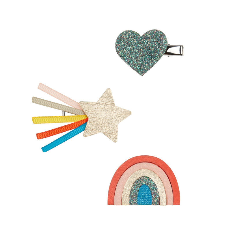 Mimi & Lula - Retro rainbow clip pack Apparel & Accessories