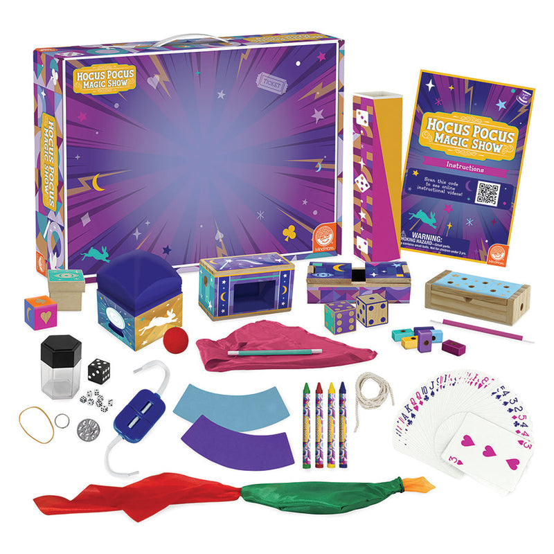 MindWare Hocus Pocus Magic Show — contents and product details