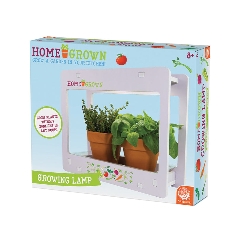 MindWare Home Grown Growing Lamp — back of package