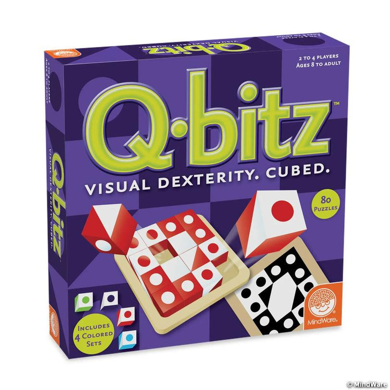 MindWare Q-bitz visual puzzle game, model 44002