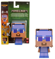 Minecraft Flippin' Figs Steve in Enchanted Armor / Steve - packaging