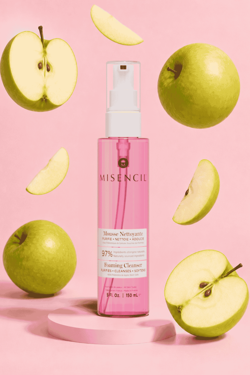 Misencil face and eye foaming cleanser with apples