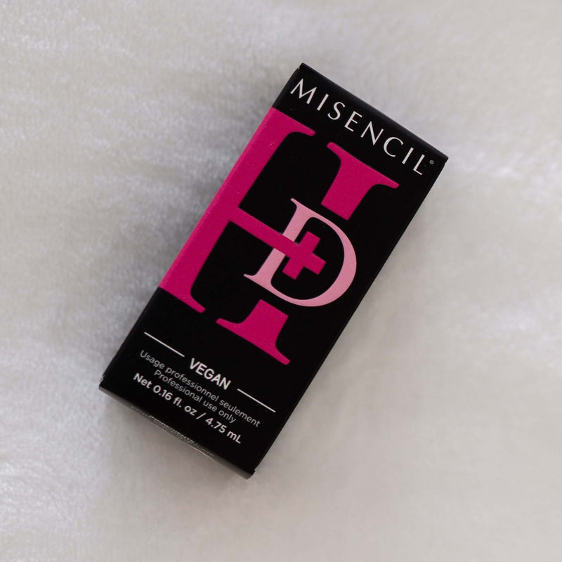 Misencil HD+ clear lash extension adhesive packaging
