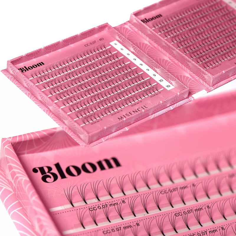 Misencil - BLOOM - pre - made fans - 4D 0.07 + Beauty & Personal Care
