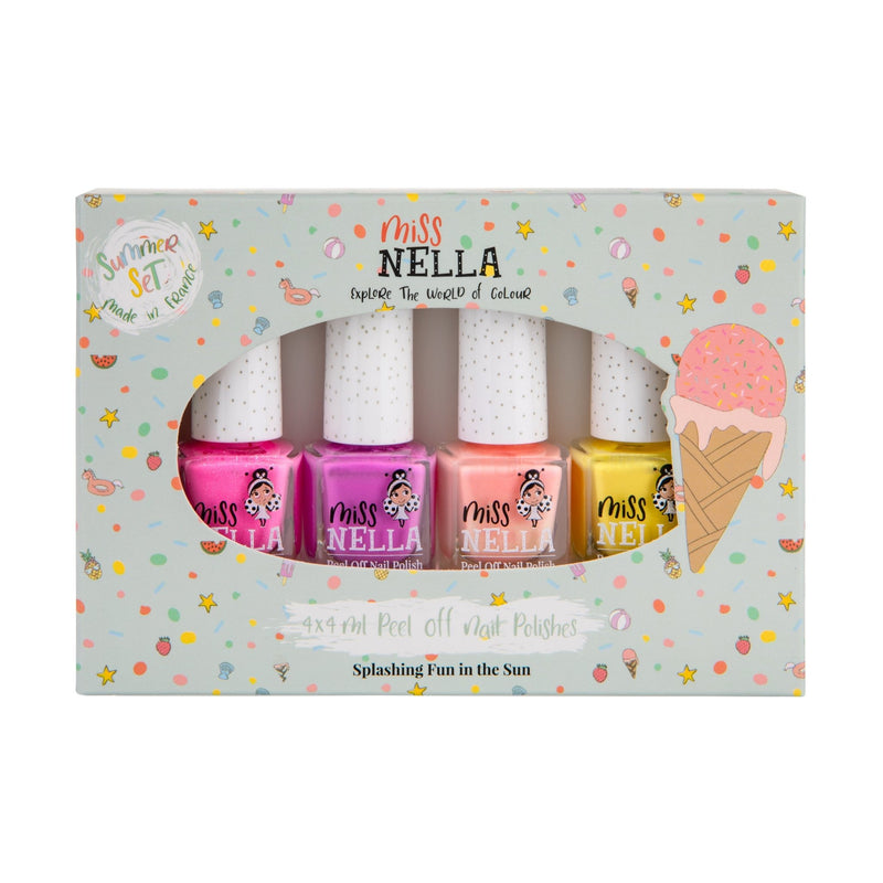 Miss Nella - 4 - Pack Peel Off Nail PolishCollection