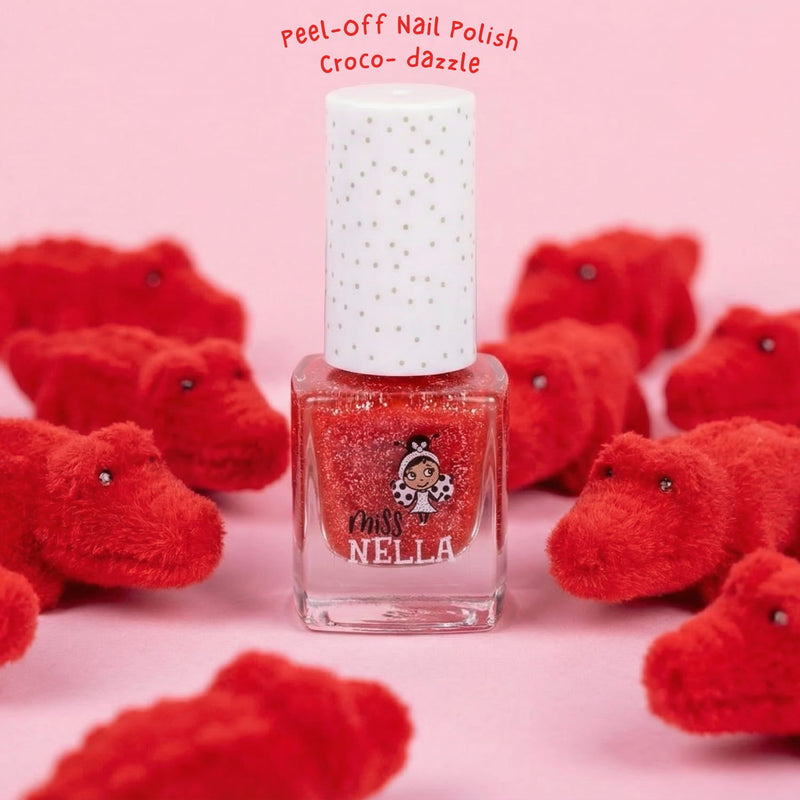 Miss Nella - Peel-Off Nail Polish - Croco-Dazzle | 4 mL / 0.14 oz - view 2