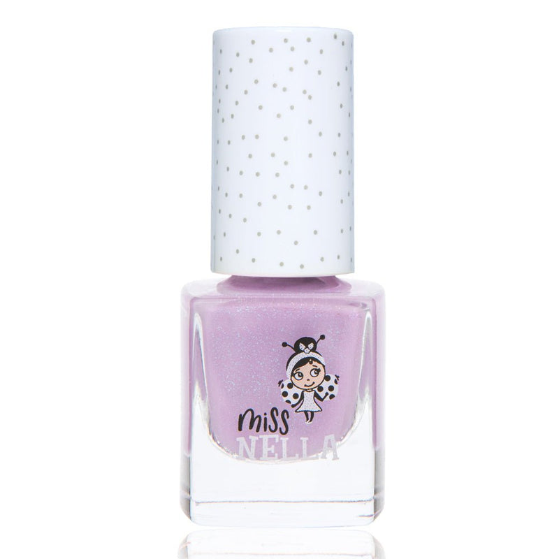 Miss Nella - Peel Off Nail Polish | Butterfly Wings Glittery Lilac - 