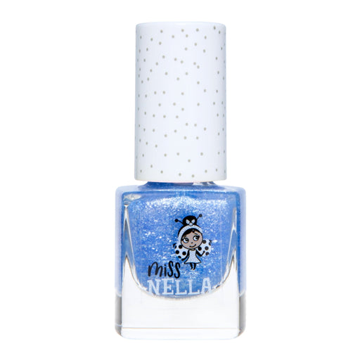 Miss Nella - Peel Off Nail Polish | Elephunky Sparkly Blue - 