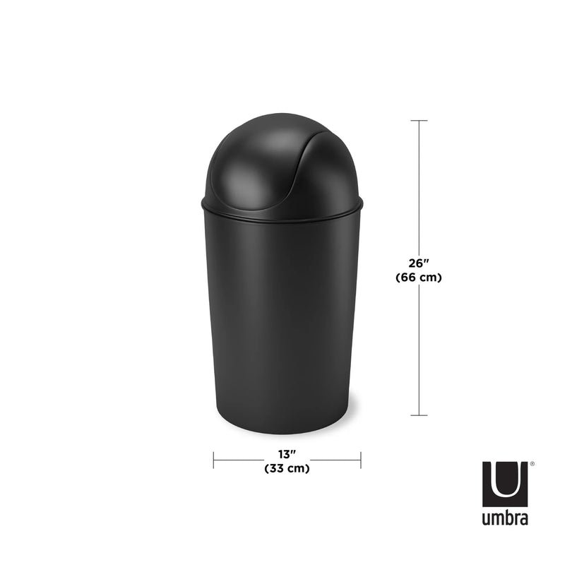 UMBRA - Grand Trash Can | Black