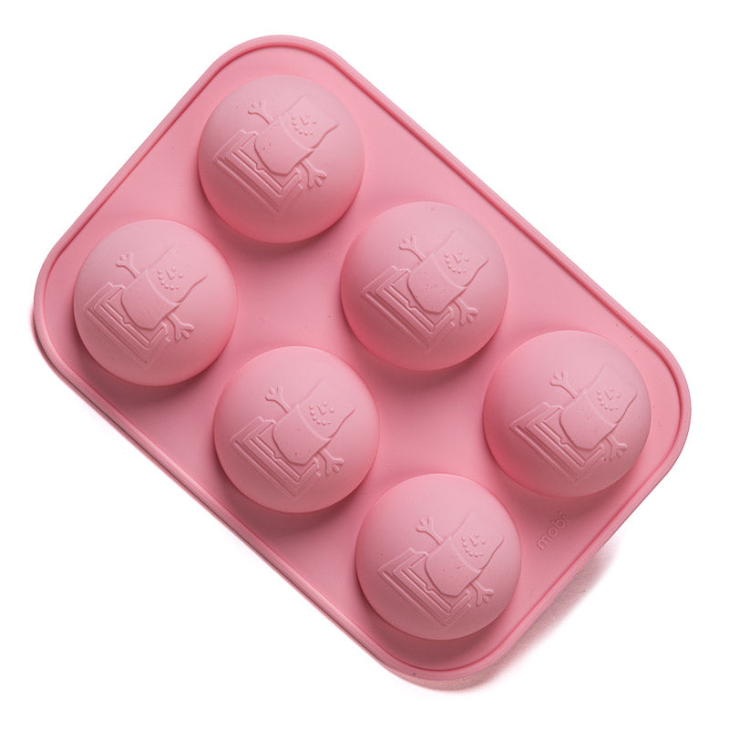 MOBI S'mores Man Cocoa Bomb silicone mould, pink