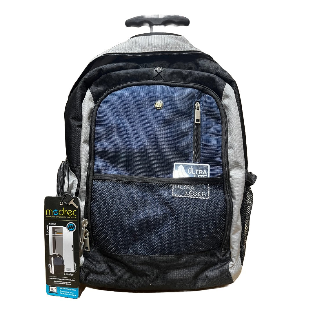 Modrec - Modrec Backpack 16In - Blue/Black/Grey | Luggage & Bags — LIMOLIN