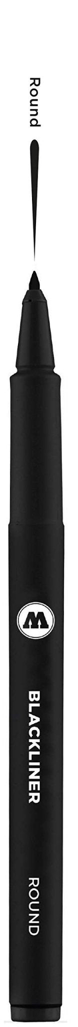 MOLOTOW - Marker Conical Tip Black Tip Office Supplies