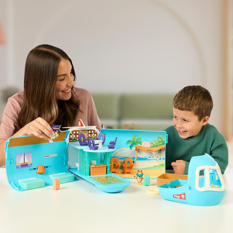 Moose Toys - BLUEY - S11 HOLIDAY GETAWAY AIRPLANE PLAYSET Toys & Games