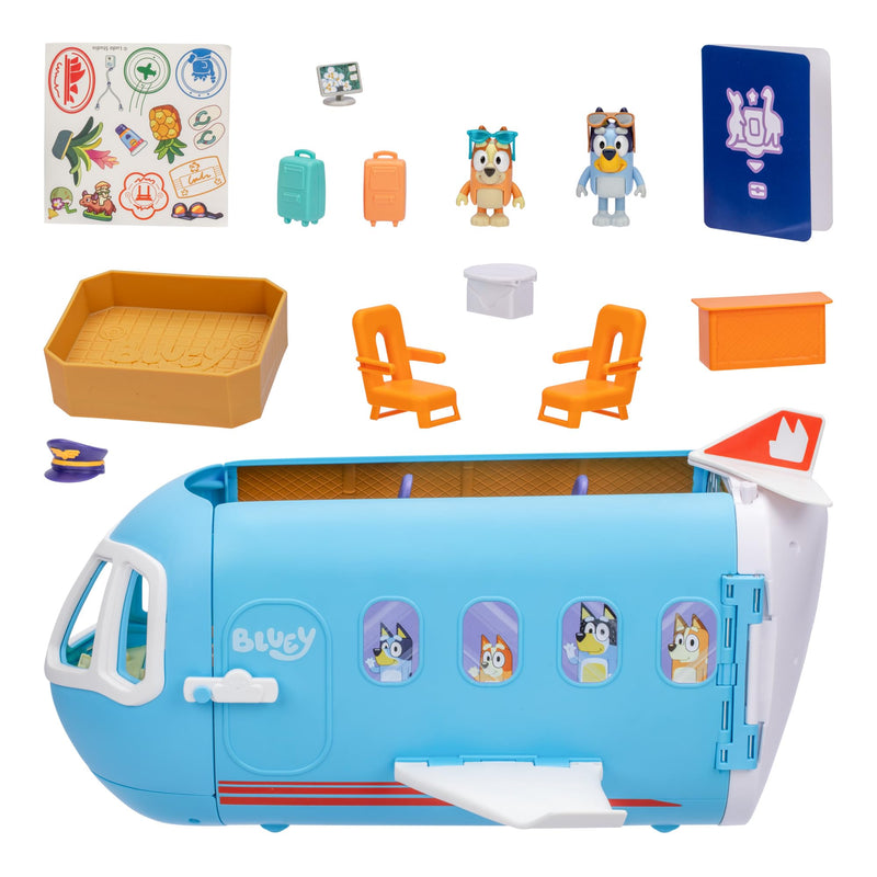 Moose Toys - BLUEY - S11 HOLIDAY GETAWAY AIRPLANE PLAYSET Toys & Games
