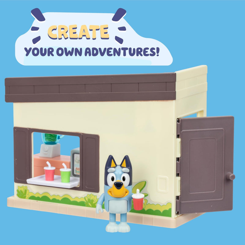 Moose Toys - BLUEY - S13 LETS PLAY CHEF MINI PLAYSET JUICE BAR Toys & Games