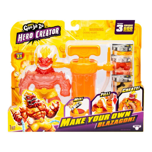 Moose Toys - HEROES of GOO JIT ZU - HERO CREATOR MAKE YOUR OWN (Single Random Pick) Toys & Games