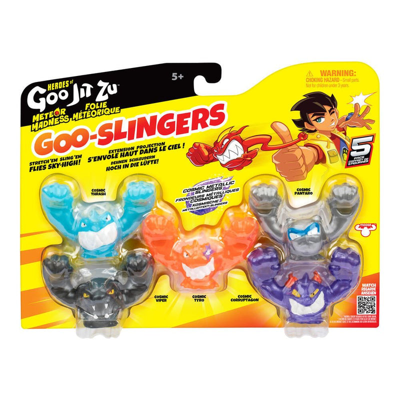 Moose Toys - HEROES OF GOO JIT ZU S13 METEOR MADNESS GOO SLINGERS 5PK Toys & Games