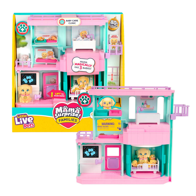 Moose Toys - LITTLE LIVE PETS - MAMA SURPRISE FAMILIES S1 BABY CARE CLINIC Toys & Games