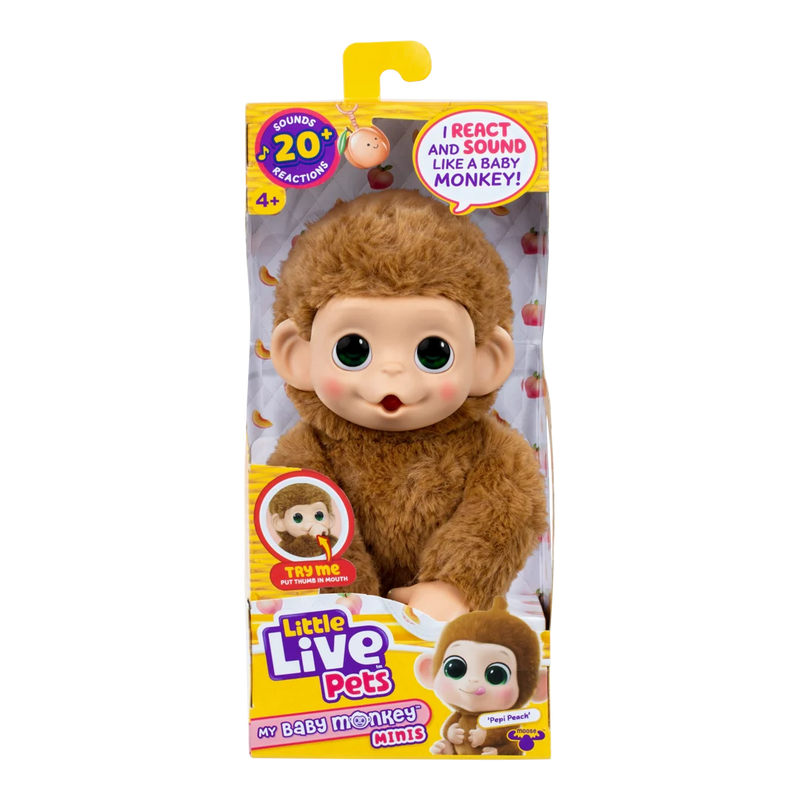 Moose Toys - LITTLE LIVE PETS MY BABY S3 MINI MONKEY Toys & Games