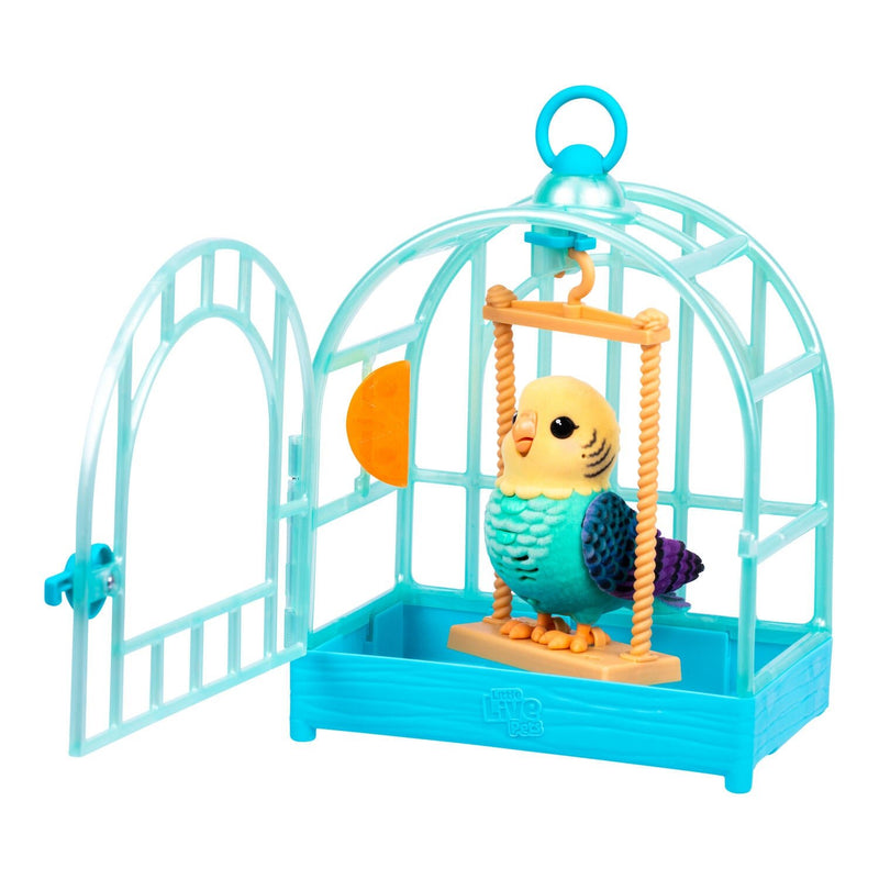 Moose Toys - LITTLE LIVE PETS MY REALLY REAL S2 BIRD & CAGE Animals & Pet Supplies