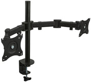 Mount - IT - Dual Monitor Clamp Stand up to 27" - Black Electronics