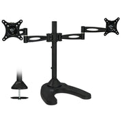 Mount - IT - Dual Monitor Stand Full Motion up to 27" - Black Electronics