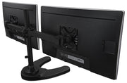 Mount - IT - Dual Monitor Stand up to 24" - Black Electronics