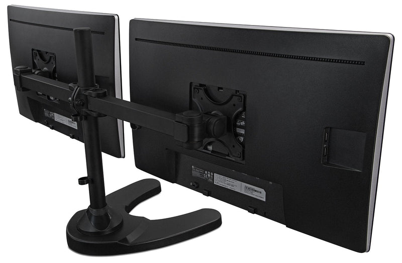 Mount - IT - Dual Monitor Stand up to 24" - Black Electronics