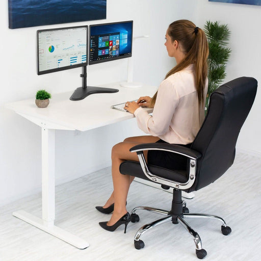 Mount - IT - Dual Monitor Stand up to 32" - Black Electronics