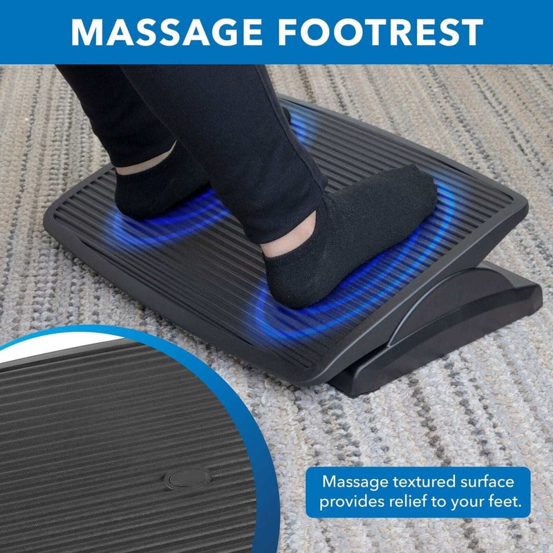 Mount - IT - Ergonomic Footrest with Tilt & Massage Surface Electronics