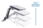 Mount - IT - Laptop Desk Clamp with Mouse Tray Electronics