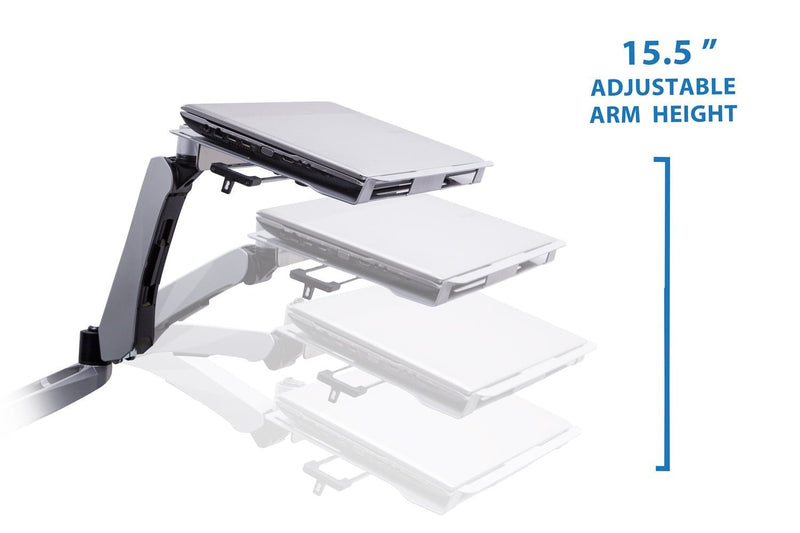 Mount - IT - Laptop Desk Clamp with Mouse Tray Electronics