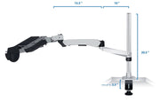 Mount - IT - Laptop Desk Clamp with Mouse Tray Electronics