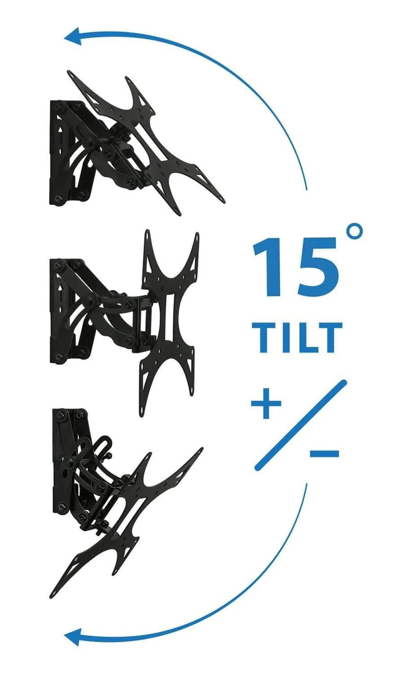 Mount - IT - TV Wall Mount Full Motion up to 42" with Removable Plate - Black Electronics