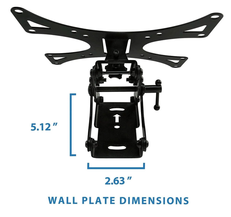 Mount - IT - TV Wall Mount Full Motion up to 42" with Removable Plate - Black Electronics