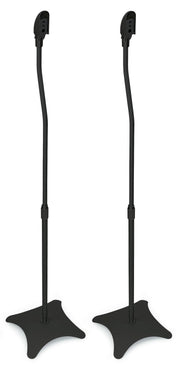 Mount - IT - Universal Speaker Stands (Pair) up to 10 lbs - Black Electronics
