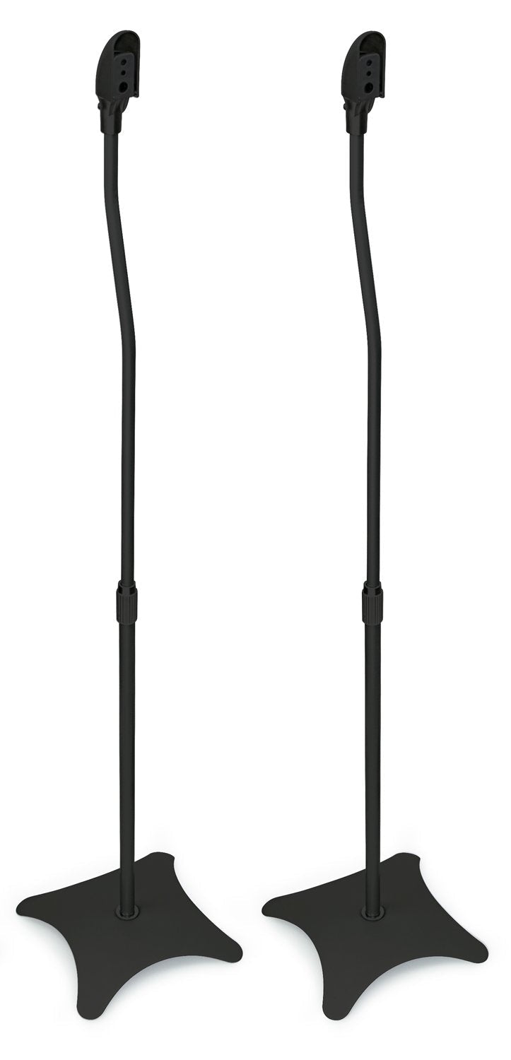 Mount - IT - Universal Speaker Stands (Pair) up to 10 lbs - Black Electronics