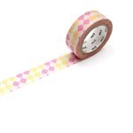 MT TAPES - Washi Tape 15mm x 7m Decorative Japanese Masking Tape Arts & Crafts Checkerboard Rse/Jne