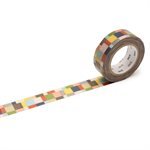 MT TAPES - Washi Tape 15mm x 7m Decorative Japanese Masking Tape Arts & Crafts Mosaic