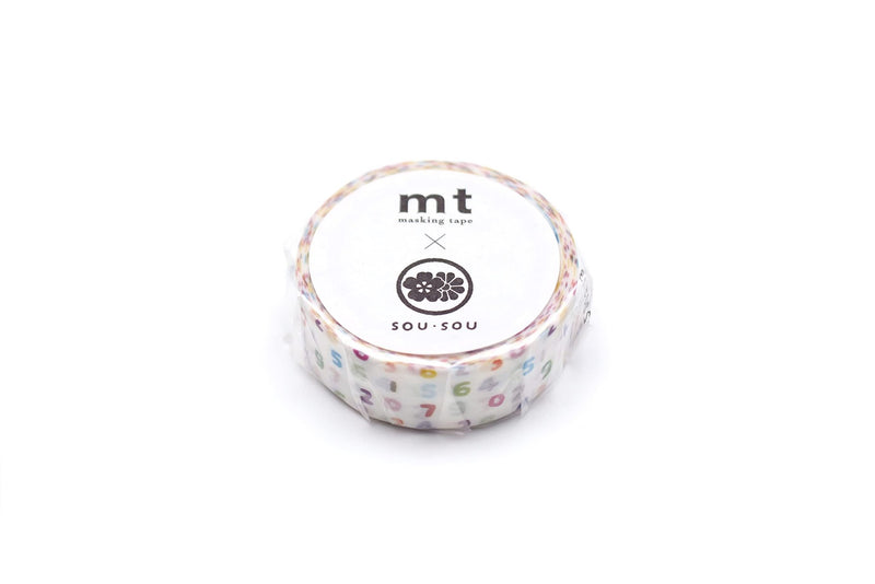 MT TAPES - Washi Tape 15mm x 7m Decorative Tape Arts & Crafts With Flowers