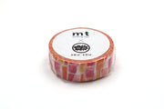 MT TAPES - Washi Tape 15mm x 7m Decorative Tape Arts & Crafts With Flowers