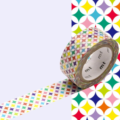 MT TAPES - Washi Tape 15mmx7m Sparkling Circle Arts & Crafts