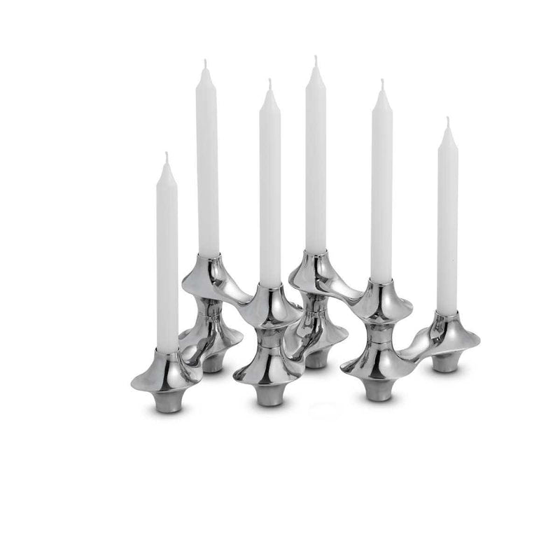 Nambé Cortina Hinged Candelabra - product view