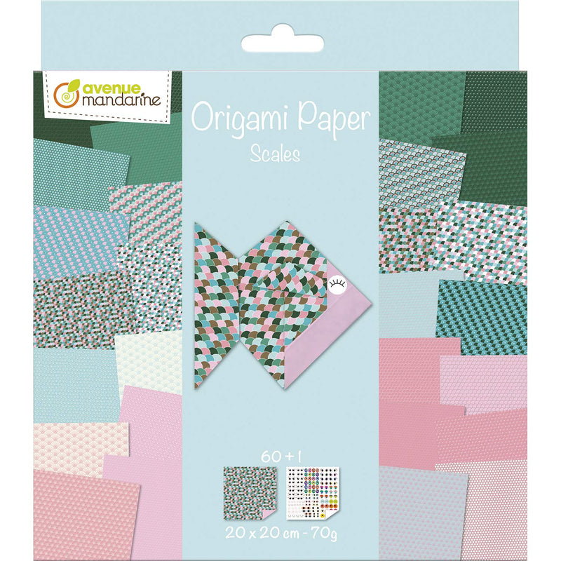 My Mandarine Origami Paper – Scales