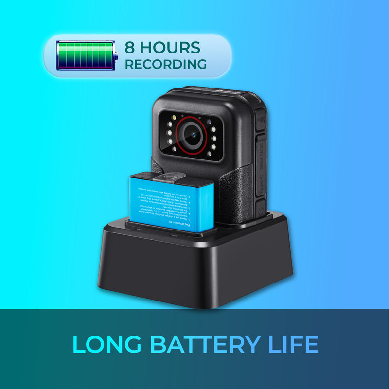 myGEKOgear - Aegis 110 HD Body Cam 1080p - IP65- Black - Limolin 