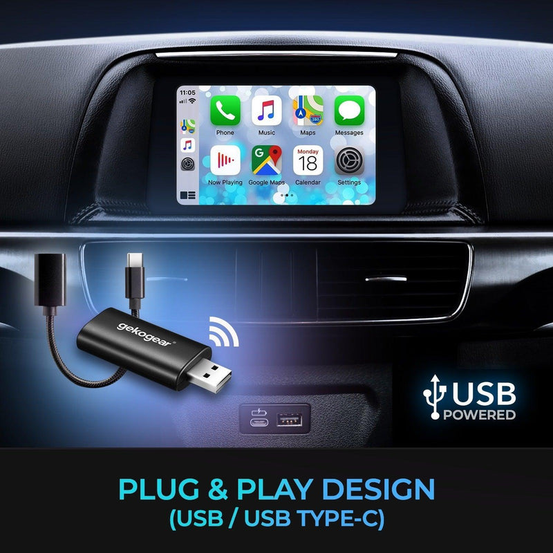 myGEKOgear - Orbit A100 – Wireless USB Dongle Compatible with Apple Carplay - Limolin 